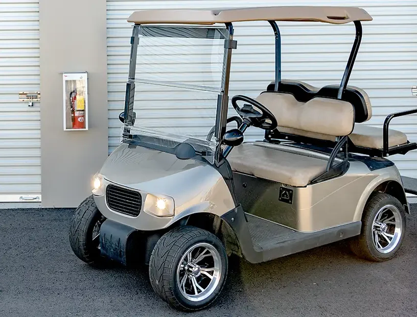 S&S ATV Sales & Service - standard golf cart with installed street light kit - Carlinville, IL